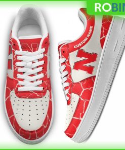 Nebraska Cornhuskers NCAA Custom AF1 Sneakes
