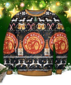 New Belgium Brewing Knitting Pattern 3d Print Ugly Sweatshirt