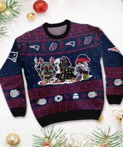 New England Patriots Star Wars Ugly Christmas Sweater Darth Vader Boba Fett Stormtrooper RBSWEATSHIRT511 New England Patriots Star Wars Ugly Christmas Sweater Darth Vader Boba Fett Stormtrooper RBSWEATSHIRT511