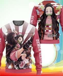 Nezuko Kamado Sweatshirt Demon Slayer Anime Sweater Nezuko Kamado Sweatshirt Demon Slayer Anime Sweater