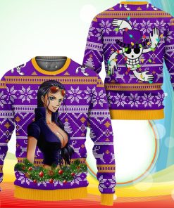 Nico Robin Ugly Christmas Sweater One Piece Anime Xmas Gifts