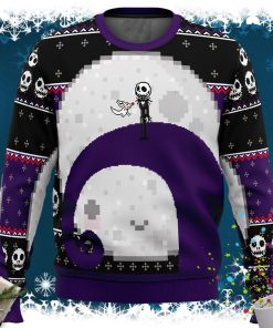 Nightmare Before Christmas Jack Moon Ugly Christmas Sweater
