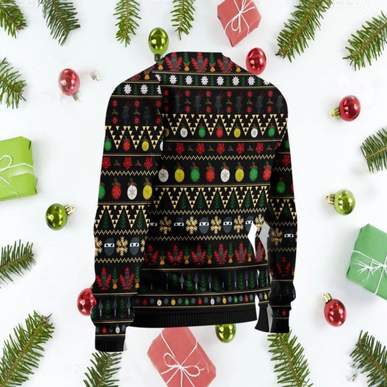 Ninja Cat Christmas Ugly Sweater, Sweatshirt