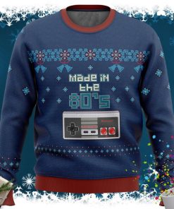 Nintendo made in the 80s Ugly Christmas Sweater