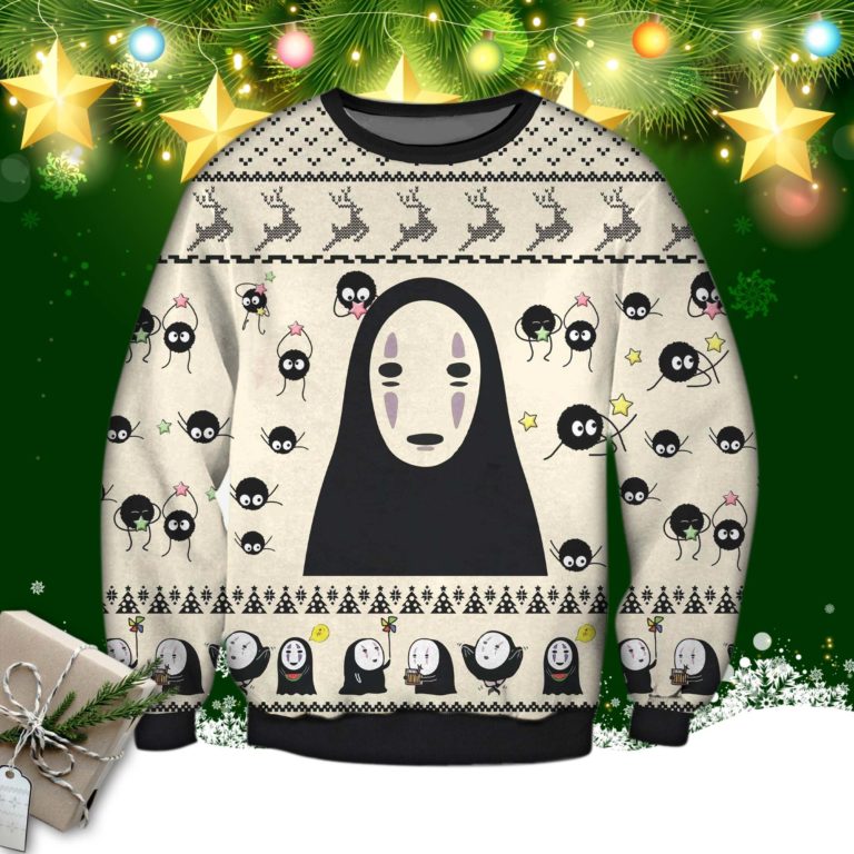 No- Face Knitting Pattern 3d Print Ugly Sweater