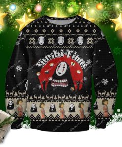 No-Face Spirited Away 3d Print Ugly Christmas Sweater