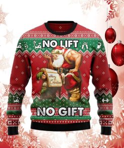 No Lift No Gift Ugly Sweater, Sweatshirt