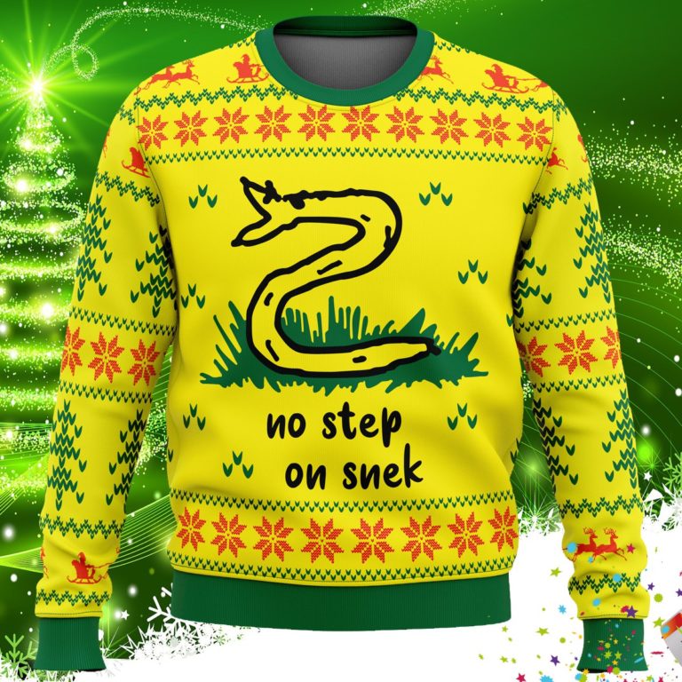 No Step On Snek Ugly Christmas Sweater
