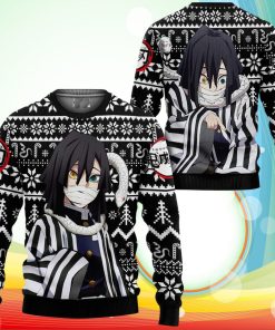 Obanai Ugly Christmas Sweater Anime Demon Slayer Xmas Gifts
