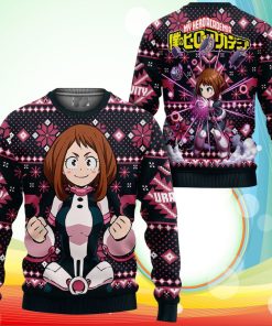 Ochaco Uraraka Ugly Christmas Sweater Anime My Hero Academia Xmas Gifts