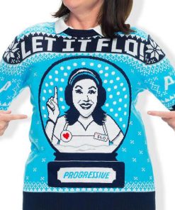 Official Progressive Let It Flo! Unisex Ugly Sweater