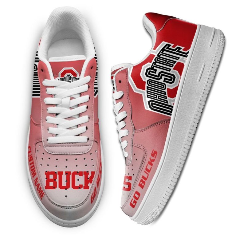 Ohio State Buckeyes Custom AF1 Sneakes
