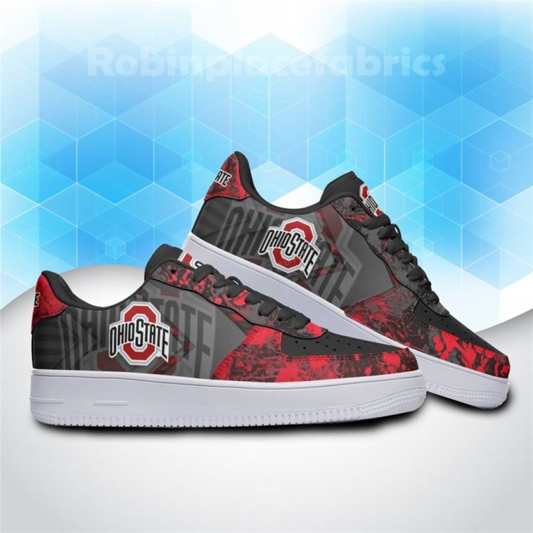 [Limited] Ohio State Buckeyes Team AF 1 Sneakers 128RB-NAF