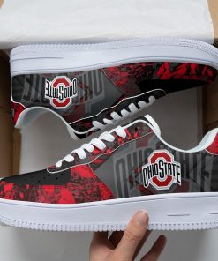 [Limited] Ohio State Buckeyes Team AF 1 Sneakers 128RB-NAF
