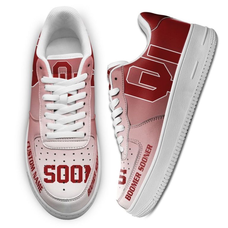 Oklahoma Sooners Custom AF1 Sneakes