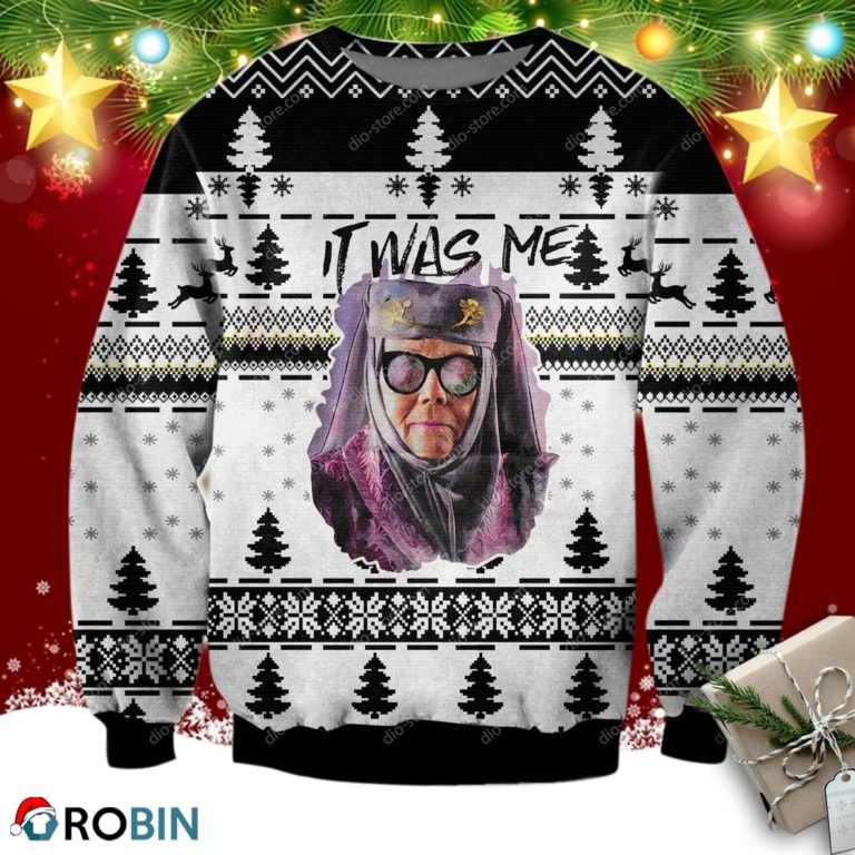 Olenna Tyrell It Was Me 3d Print Ugly Christmas Sweater