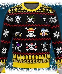 One Piece One Piece Flags Ugly Christmas Sweater