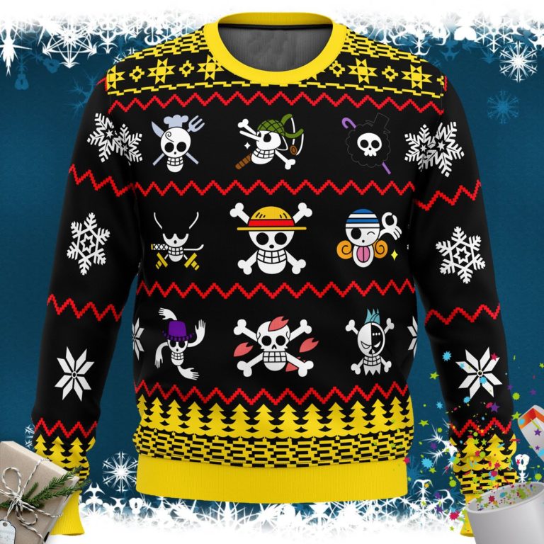 One Piece One Piece Flags Ugly Christmas Sweater