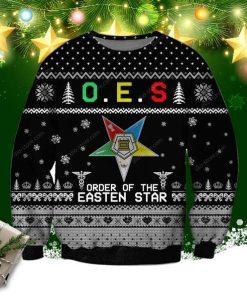 Order Of The Eastern Star Knitting Pattern 3d Print Ugly Christmas Sweater