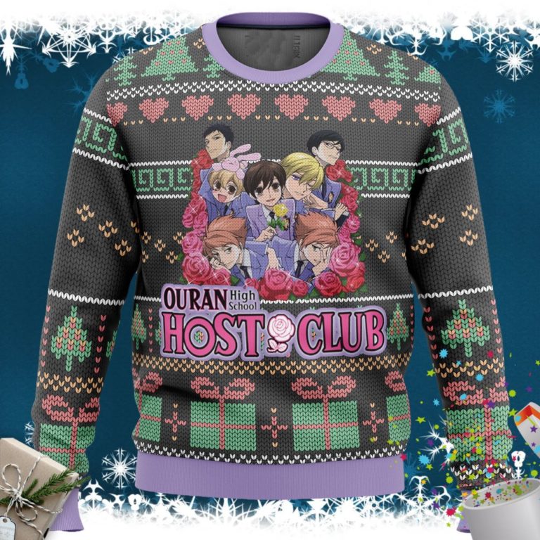 Ouran High School Alt Ugly Christmas Sweater