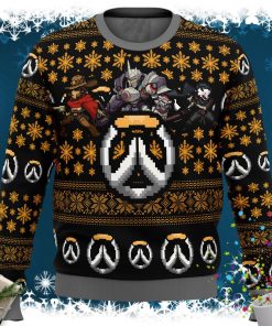 Overwatch Symbol Ugly Christmas Sweater