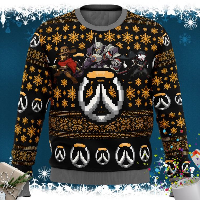 Overwatch Symbol Ugly Christmas Sweater