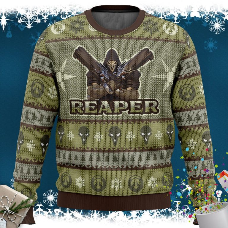 Overwatch The Reaper Ugly Christmas Sweater