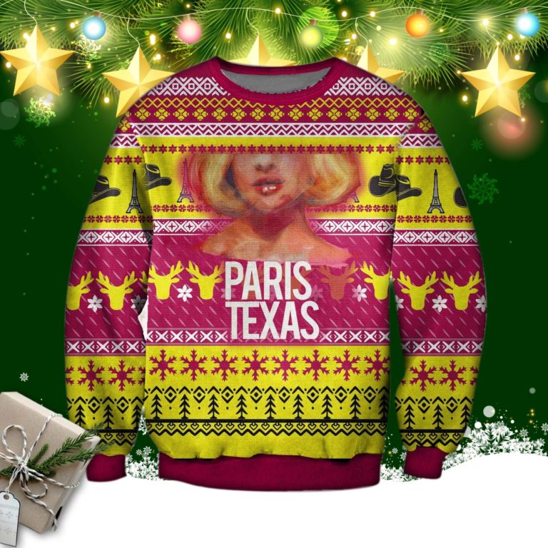 Paris, Texas Christmas Ugly Sweatshirt
