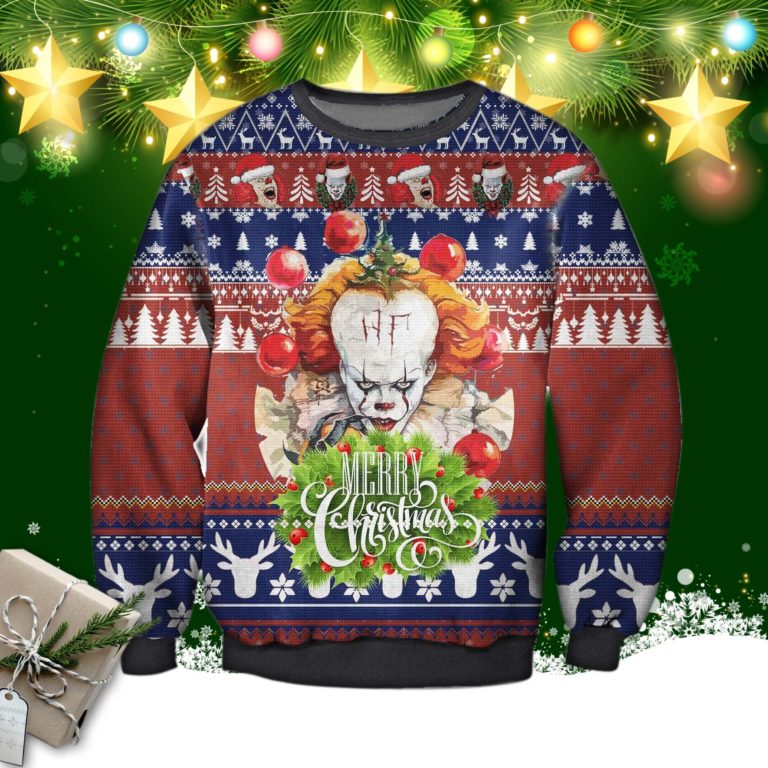 Pennywise It Christmas Ugly Sweatshirt