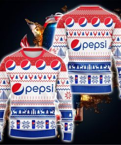 Pepsi 3D Printed Ugly Christmas Sweatshirt