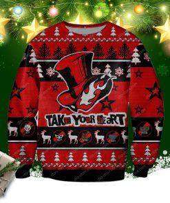 Persona 5 3d Print Ugly Christmas Sweatshirt