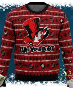 Persona 5 Take Your Heart Ugly Christmas Sweater