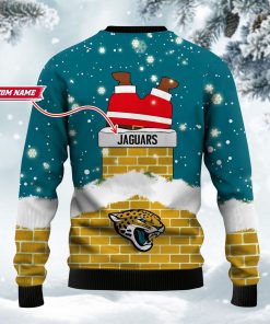 Personalized Jacksonville Jaguars NFL Football Santa Claus 3D Ugly Christmas Sweater Personalized Jacksonville Jaguars NFL Football Santa Claus 3D Ugly Christmas Sweater