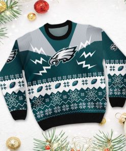 Philadelphia Eagles Team 3D Ugly Christmas Sweater Philadelphia Eagles Team 3D Ugly Christmas Sweater