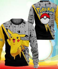 Pikachu Sweatshirt Anime Pokemon Sweater