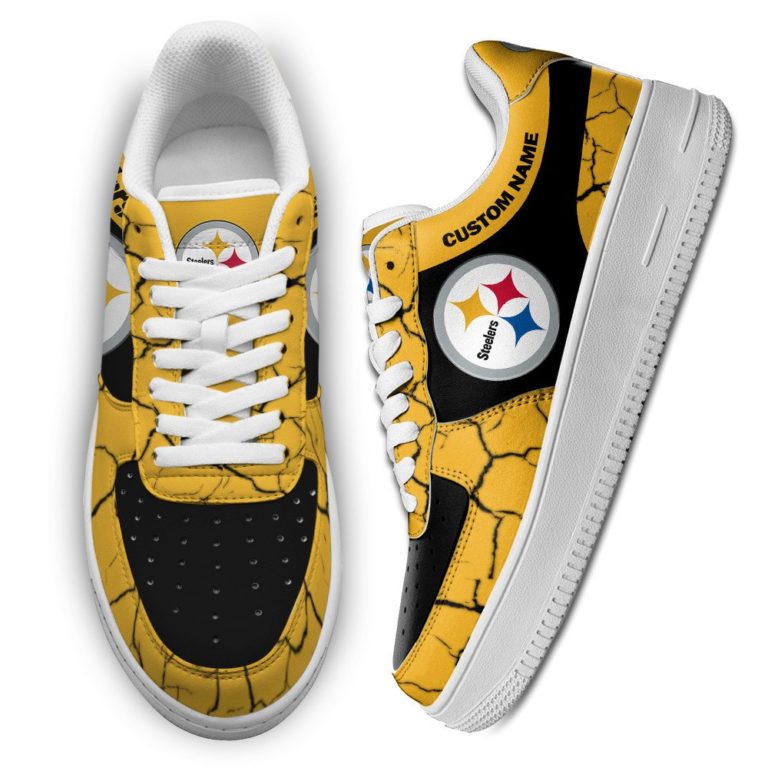 Personalized Pittsburgh Steelers NFL Custom AF1 Sneakes