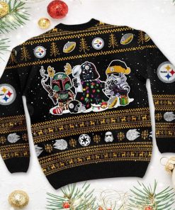 Pittsburgh Steelers Star Wars Ugly Christmas Sweater Pittsburgh Steelers Star Wars Ugly Christmas Sweater