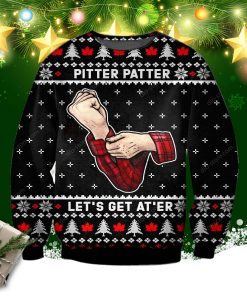 Pittter Patter 3d Print Ugly Sweater Pittter Patter 3d Print Ugly Sweater