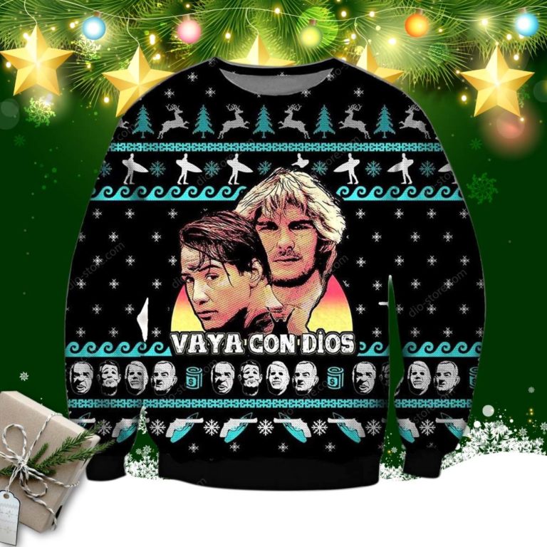 Point Break Knitting Pattern 3d Print Ugly Christmas Sweater, Sweatshirt