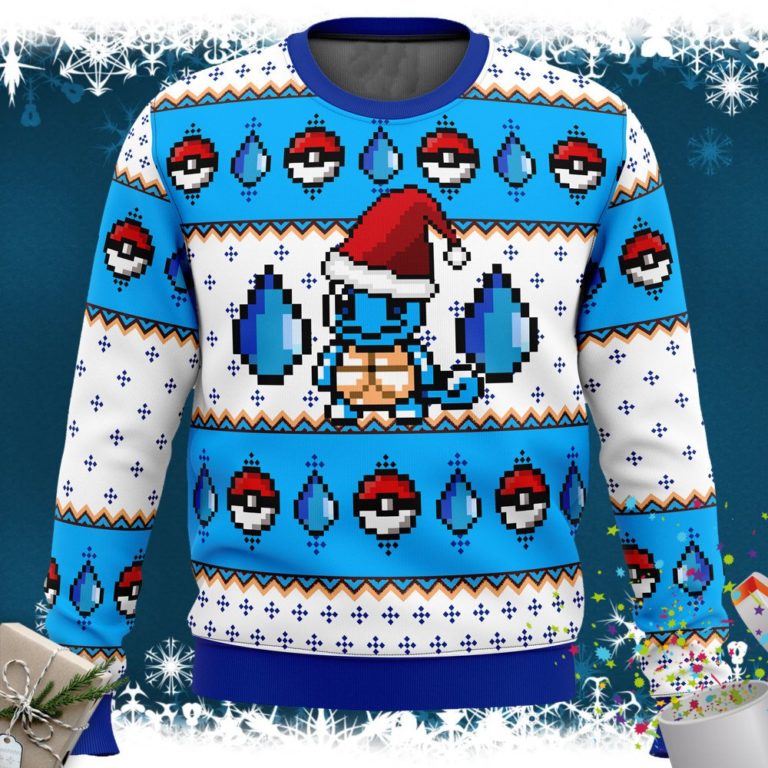 Pokemon Squirtle Ugly Christmas Sweater