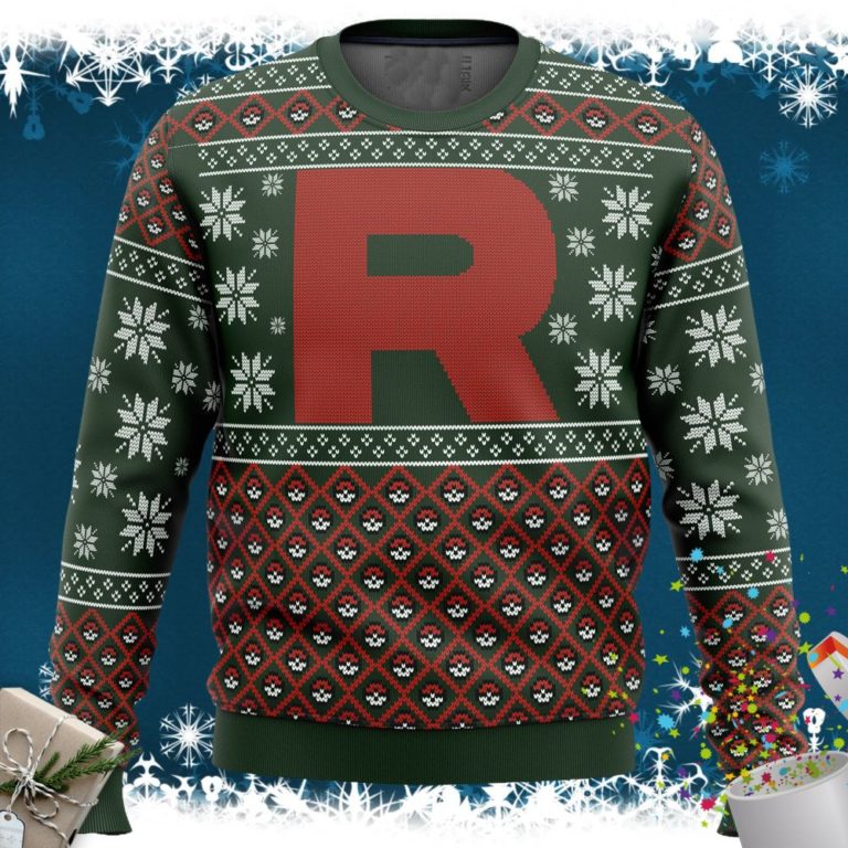Pokemon Team Rocket Ugly Christmas Sweater