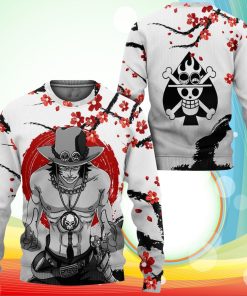Portgas D. Ace Sweatshirt Japan Style One Piece Anime 3D Printed Sweater