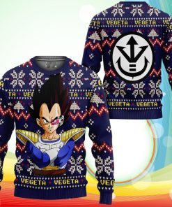Prince Vegeta Christmas Sweater Anime Dragon Ball Xmas Gifts