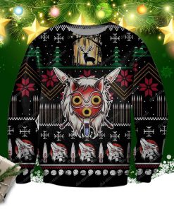 Princess Mononoke Ghibli 3d Print Ugly Christmas Sweater