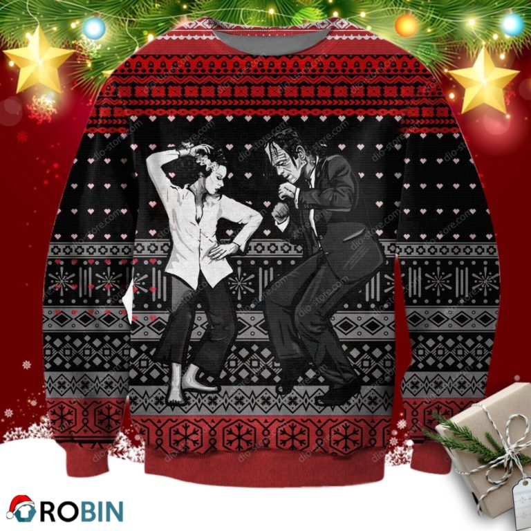 Pulp Frankenstein 3d Print Ugly Christmas Sweater