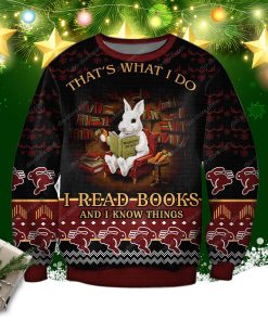 Rabbit That’s What I Do 3d Print Ugly Christmas Sweater, Sweatshirt