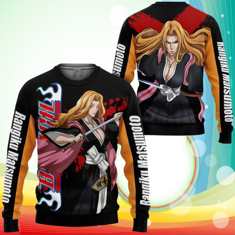 Rangiku Matsumoto Sweatshirt Shirts Bleach Anime Jacket