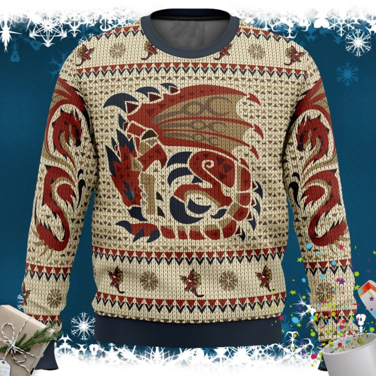 Rathalos Monster Hunter Ugly Christmas Sweater
