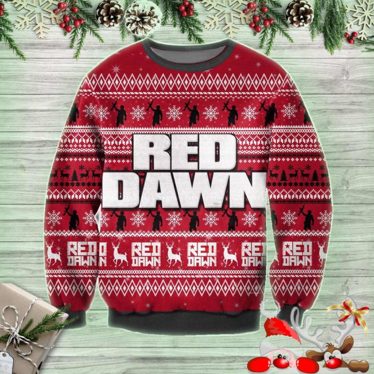 Red Dawn Christmas Sweatshirt