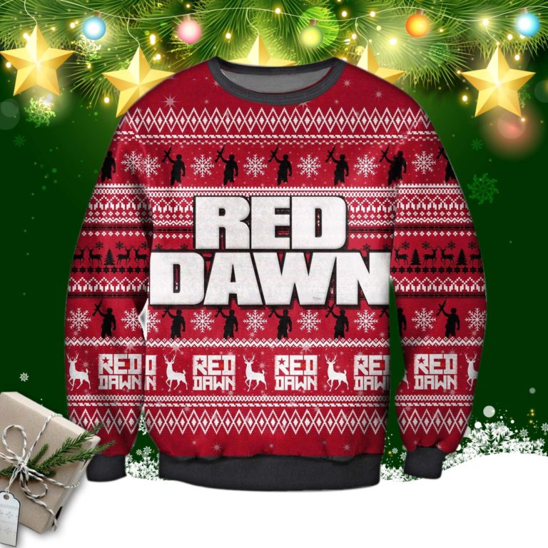 Red Dawn Christmas Sweatshirt
